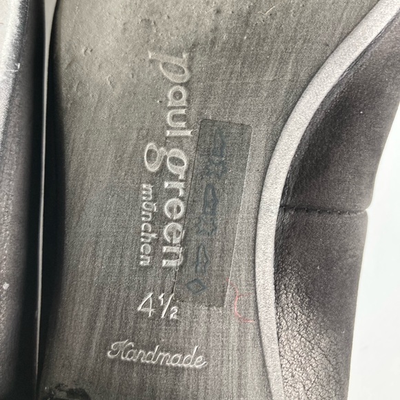 Paul Green Handmade Black Suede Genuine Leather Flats size UK 4.5, US 6.5 - Picture 13 of 16